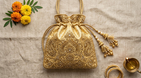 Gold Potli Bag