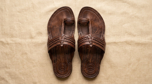 Mens Brown Kolhapuri Sandals
