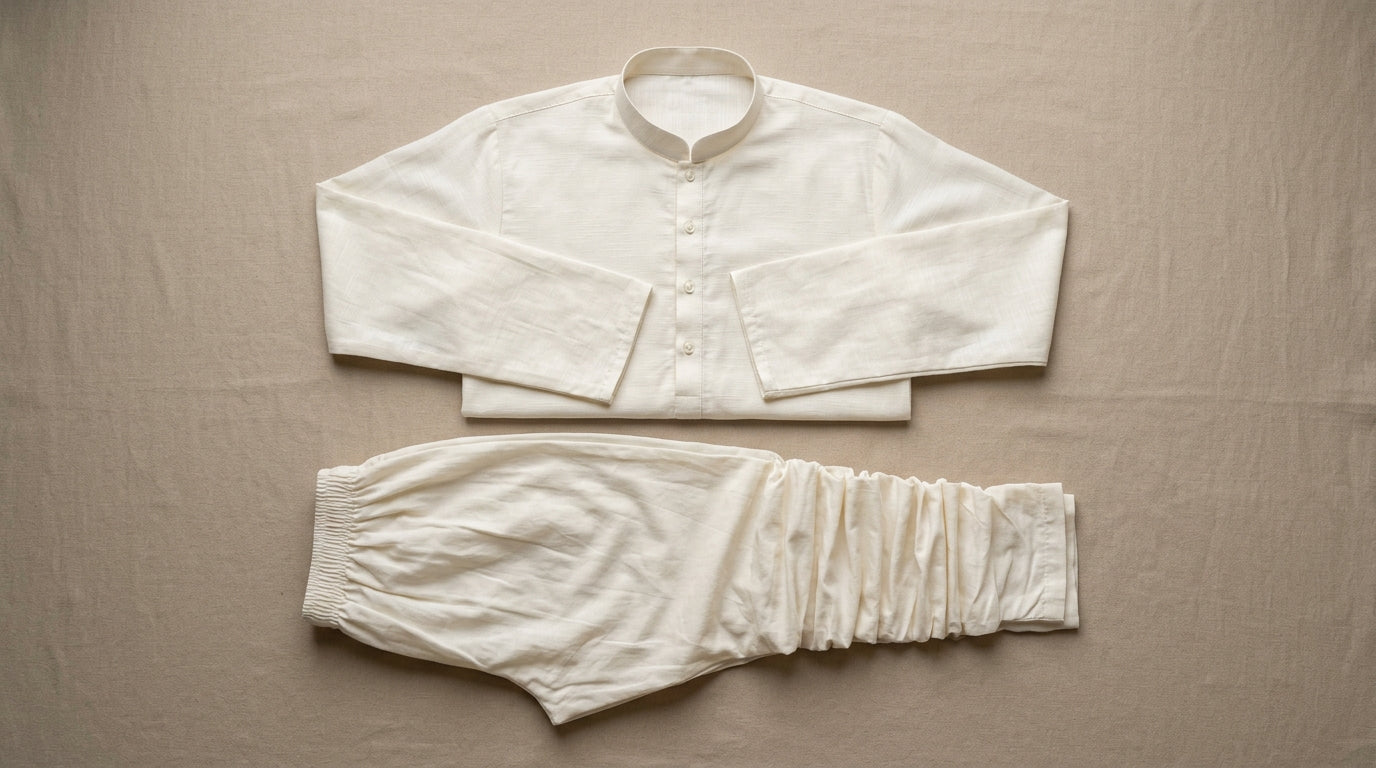Ivory Cotton Churidar