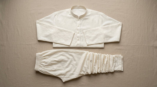Ivory Cotton Churidar