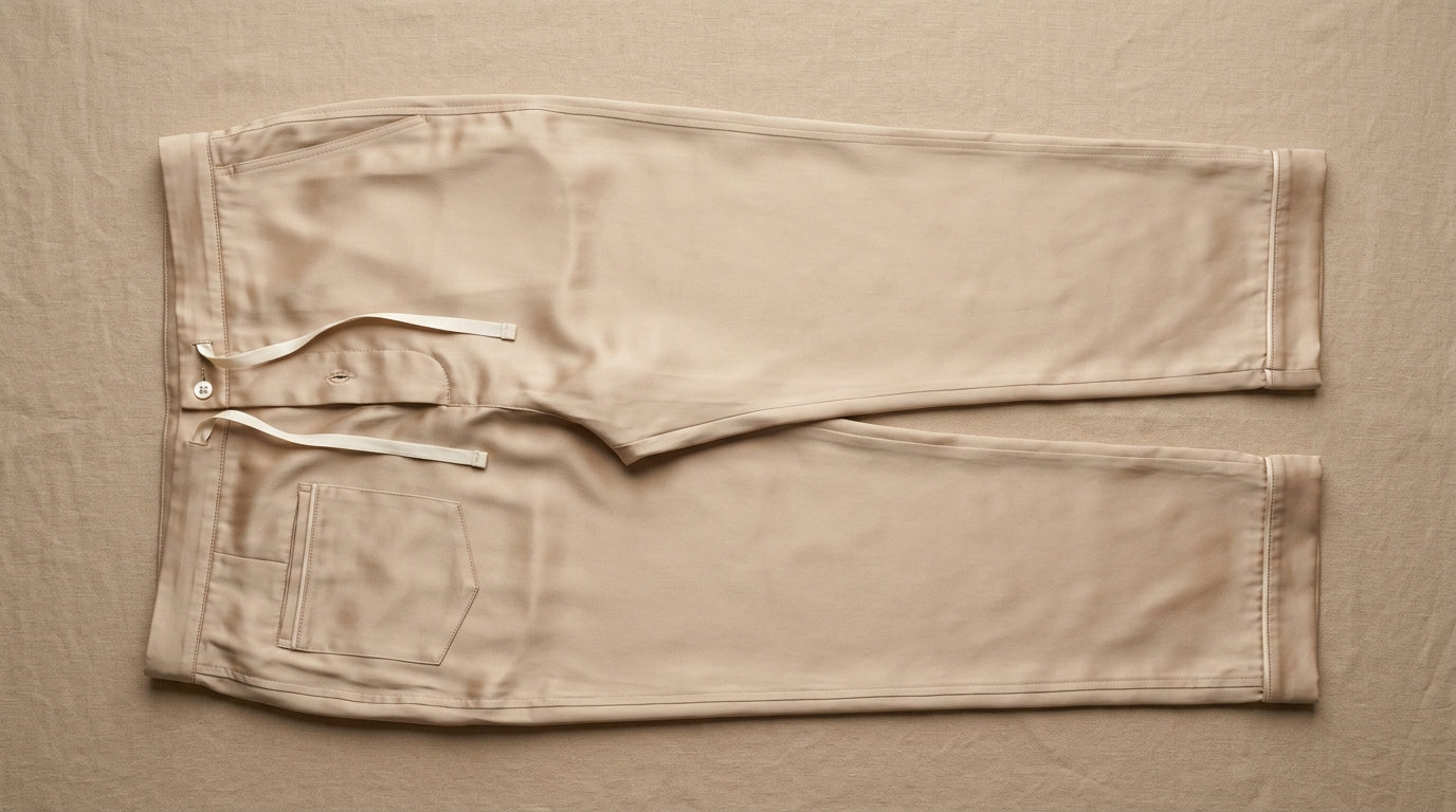 Beige Silk Pyjama