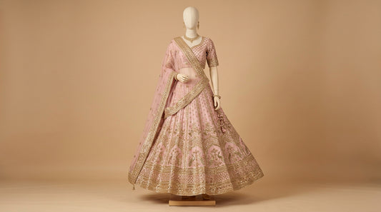 Blush Pink Lehenga Set