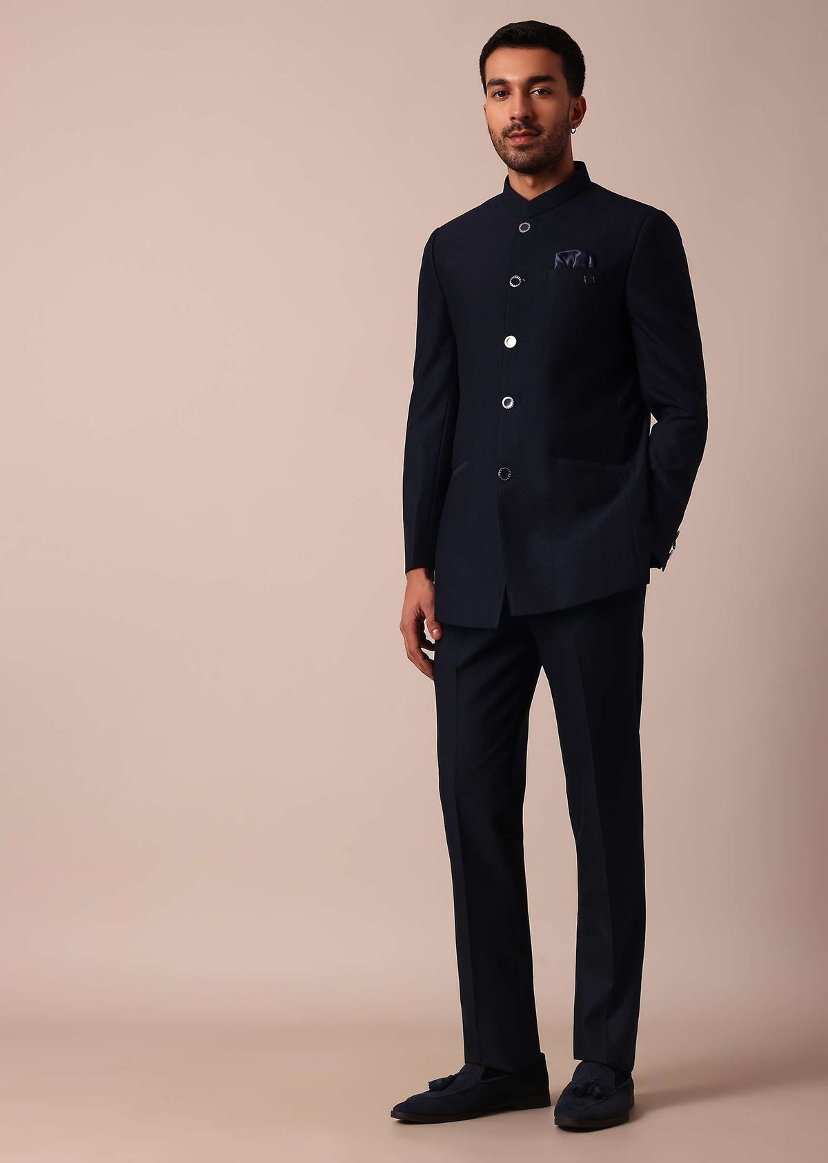 Royal Blue Bandhgala Jodhpuri Suit